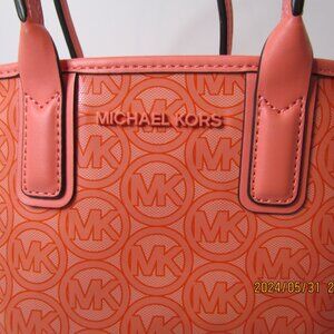 MICHAEL KORS Jodie Small Logo Jacquard Tote Bag - Preowned